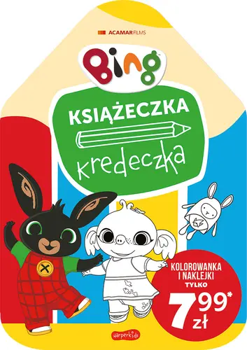 Okładka: Bing. Książeczka kredeczka
