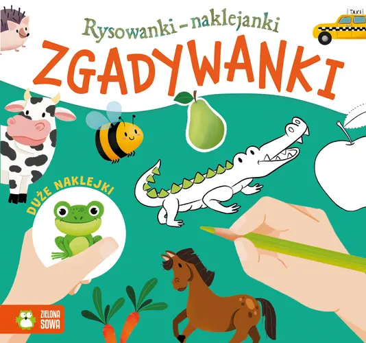 Okładka: Rysowanki-naklejanki. Zgadywanki