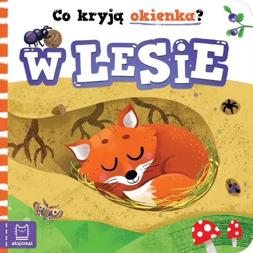 Okładka: Co kryją okienka? W lesie