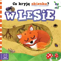 Okładka: Co kryją okienka? W lesie
