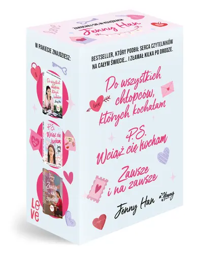 Okładka: Pakiet: Do wszystkich chłopców, których kochałam, P.S. Wciąż cię kocham, Zawsze i na zawsze (wydanie filmowe)