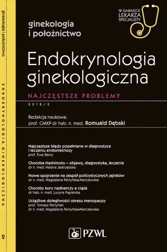 Okładka: Endokrynologia ginekologiczna. W gabinecie lekarza specjalisty.