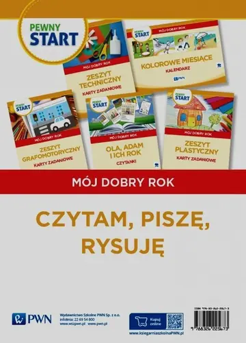 Okładka: Pewny start Mój dobry rok Czytam piszę rysuję