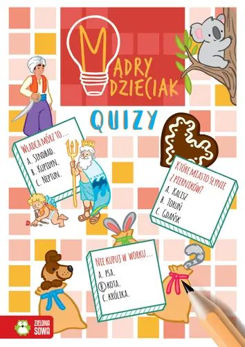 Okładka: Mądry dzieciak. Quizy