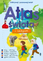 Okładka: Atlas świata z naklejkami