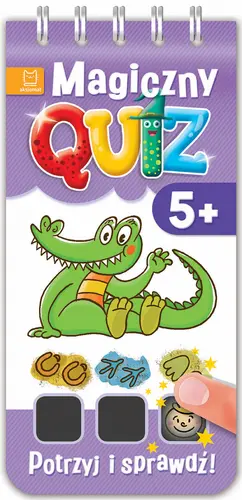 Okładka: Magiczny quiz. Potrzyj i sprawdź od 5 lat cz. 2