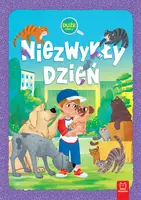 Okładka: Niezwykły dzień. Duże litery. Oprawa twarda