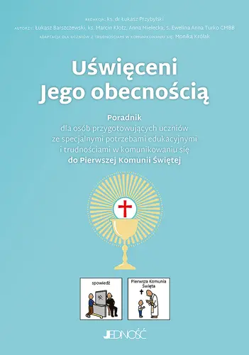 Okładka: Uświęceni Jego obecnością