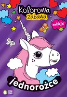 Okładka: Kolorowa zabawa. Jednorożce