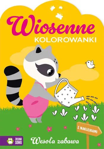 Okładka: Wiosenne kolorowanki. Wesoła zabawa