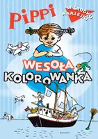 Okładka: Pippi. Wesoła kolorowanka z naklejkami