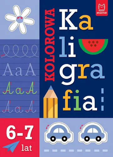 Okładka: Kolorowa kaligrafia 6-7lat