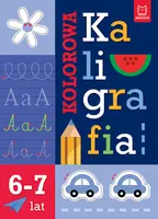 Okładka: Kolorowa kaligrafia 6-7lat