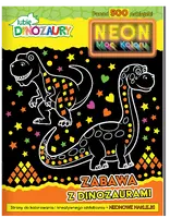 Okładka: Lubię dinozaury. Neon. Moc koloru