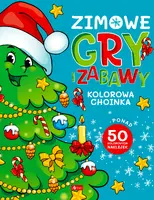 Okładka: Zimowe gry i zabawy. Kolorowa choinka