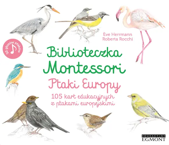 Okładka: Biblioteczka Montessori. Ptaki Europy