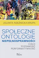 Okładka: Społeczne ontologie niepełnosprawności