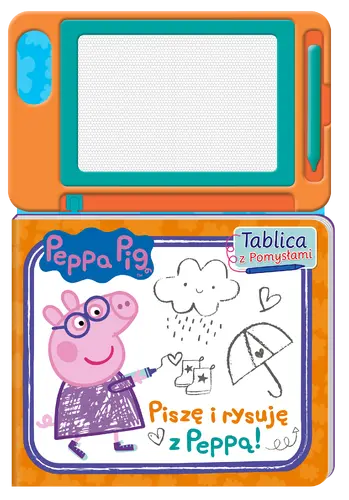 Okładka: Peppa Pig. Tablica z pomysłami. Piszę i rysuję z Peppą!