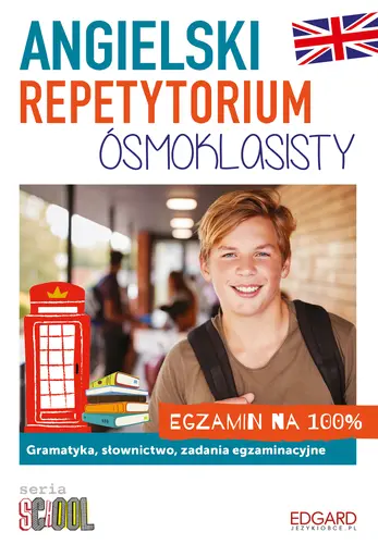 Okładka: Angielski. Repetytorium ósmoklasisty. Egzamin na 100%