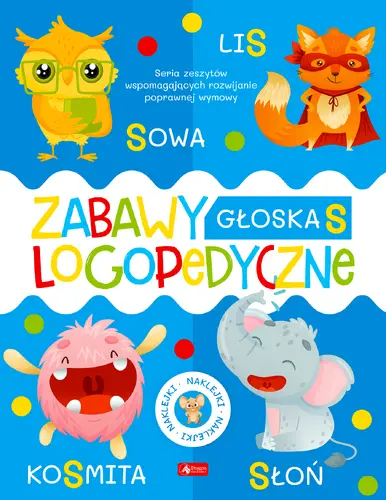 Okładka: Zabawy logopedyczne. Zeszyt 3