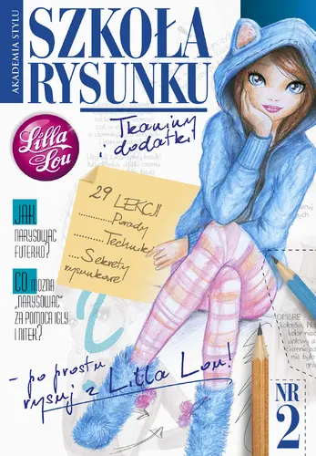 Okładka: Szkoła rysunku. Tkaniny i dodatki