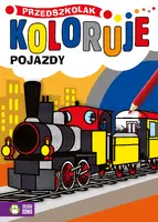 Okładka: Przedszkolak koloruje. Pojazdy
