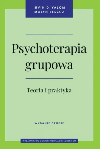 Okładka: Psychoterapia grupowa.