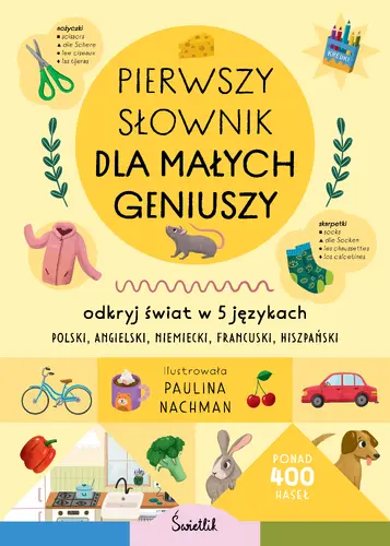 Okładka: Pierwszy słownik dla małych geniuszy