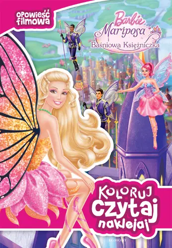 Okładka: Barbie Mariposa i Baśniowa Księżniczka