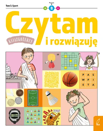 Okładka: Książkożercy. Czytam i rozwiązuję. Poziom 2. Tom 3