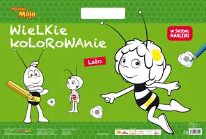 Okładka: Wielkie kolorowanie. Pszcółka Maja