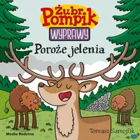 Okładka: Żubr Pompik. Wyprawy. Tom 21. Poroże jelenia
