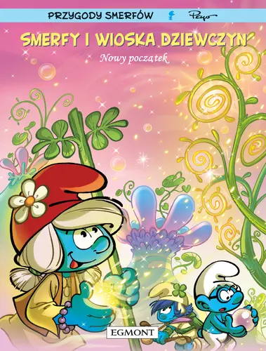 Okładka: Smerfy i wioska dziewczyn. Nowy początek. Tom 4
