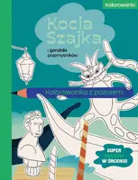 Okładka: Kocia Szajka i gondola przemytników. Kolorowanka z pazurem