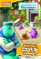 Okładka: Koloruj, czytaj, naklejaj. Uniwersytet potworny