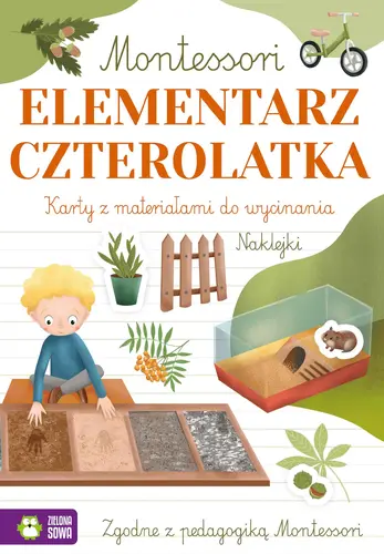 Okładka: Montessori. Elementarz czterolatka