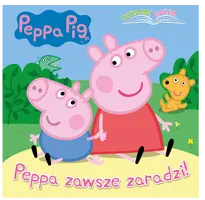 Okładka: Peppa Pig. Czytajmy razem. Peppa zawsze zaradzi!