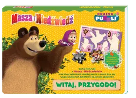 Okładka: Masza i niedźwiedź. Kraina puzzli. Witaj, przygodo!