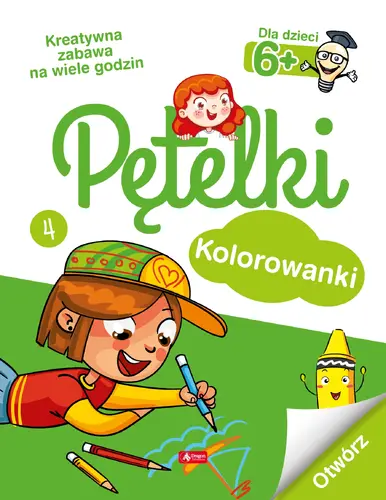 Okładka: Pętelki. Kolorowanki