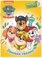 Okładka: Psi Patrol. Wzory i Kolory. Zawsze razem.