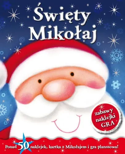 Okładka: Święty Mikołaj. Zabawy, naklejki, gra
