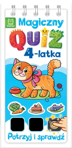 Okładka: Magiczny quiz 4-latka. Potrzyj i sprawdź!
