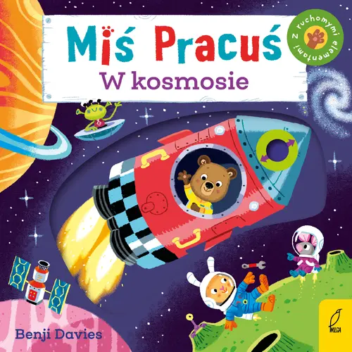 Okładka: Miś Pracuś. W kosmosie