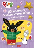 Okładka: Bing. Zimowa kolorowanka z naklejkami