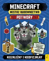 Okładka: Minecraft. Mistrz budownictwa. Potwory
