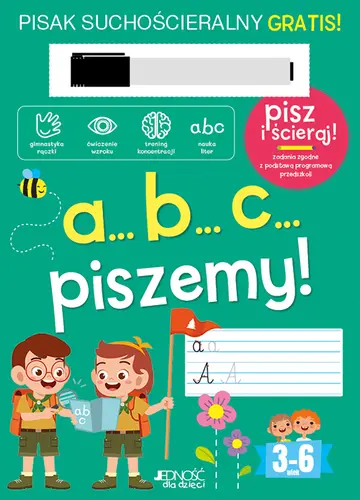 Okładka: A...B...C... piszemy!