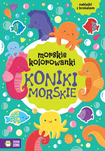 Okładka: Morskie kolorowanki. Koniki morskie