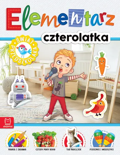 Okładka: Elementarz 4-latka. Świat przedszkolaka. Wydanie II
