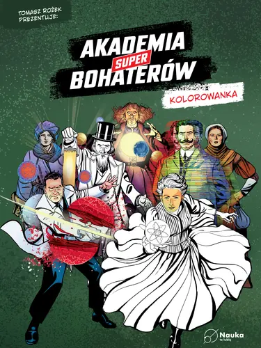 Okładka: Akademia Superbohaterów - kolorowanka