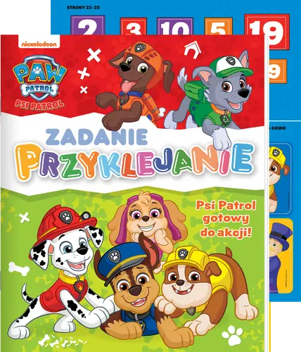 Okładka: Psi Patrol. Zadanie Przyklejanie 7. Psi Patrol gotowy do akcji